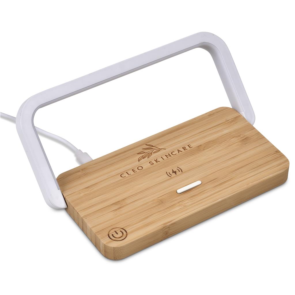 Okiyo Yoru Bamboo Wireless Charger & Night Light - Image 24