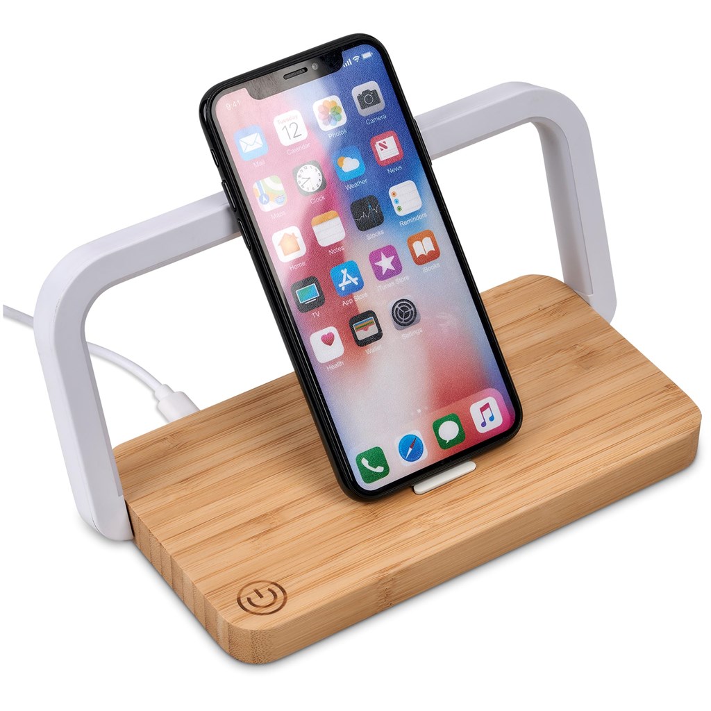 Okiyo Yoru Bamboo Wireless Charger & Night Light - Image 20