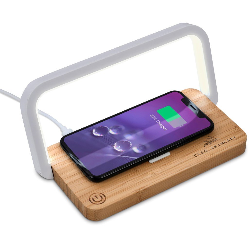 Okiyo Yoru Bamboo Wireless Charger & Night Light - Image 26