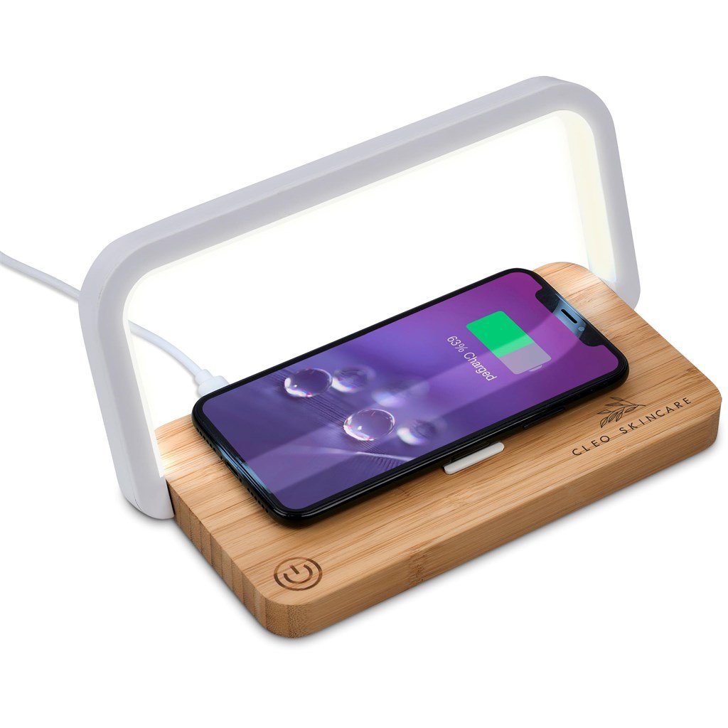 Okiyo Yoru Bamboo Wireless Charger & Night Light - Image 25