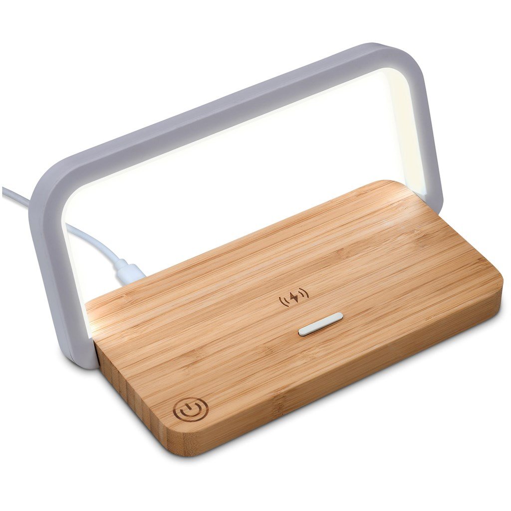 Okiyo Yoru Bamboo Wireless Charger & Night Light - Image 11