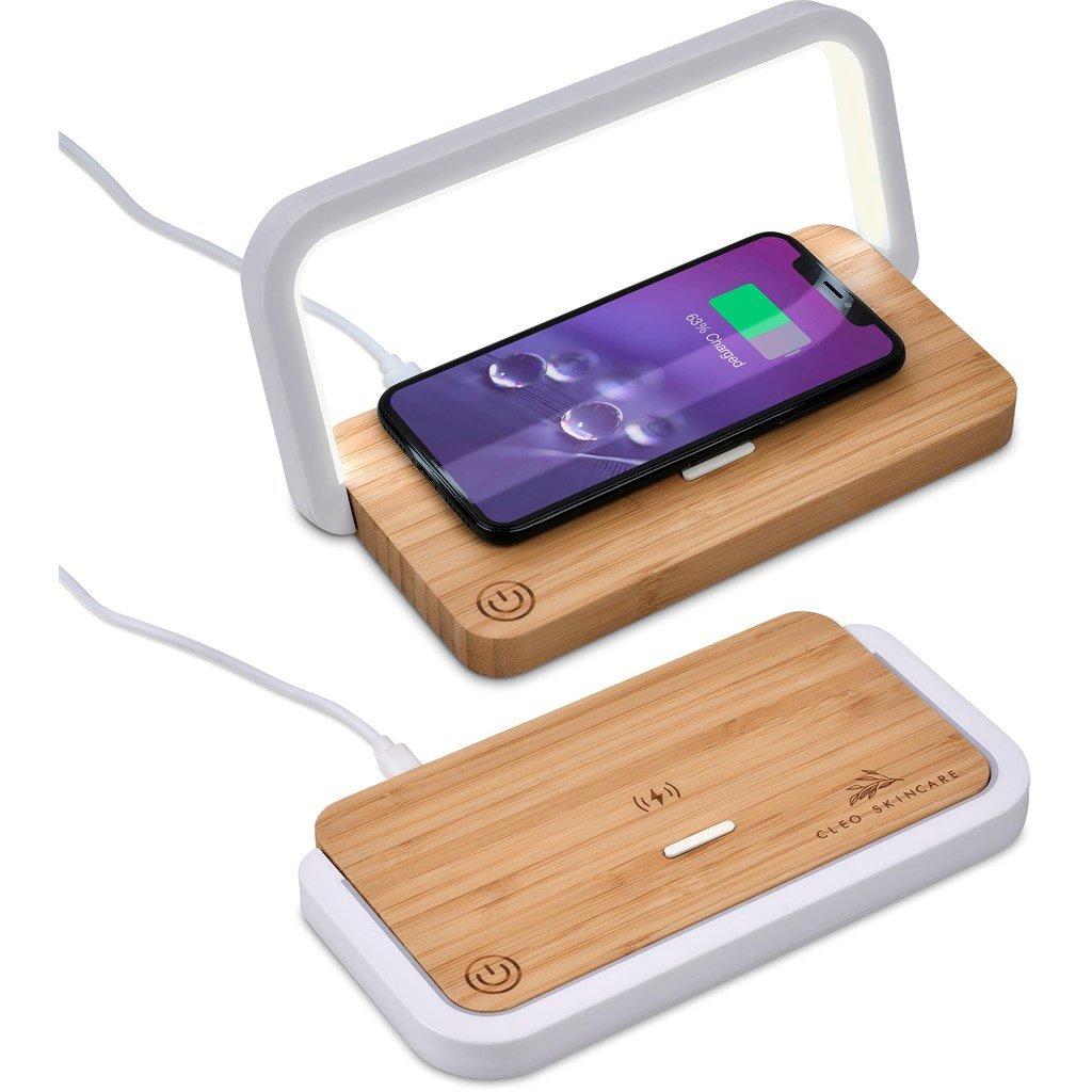 Okiyo Yoru Bamboo Wireless Charger & Night Light - Image 19