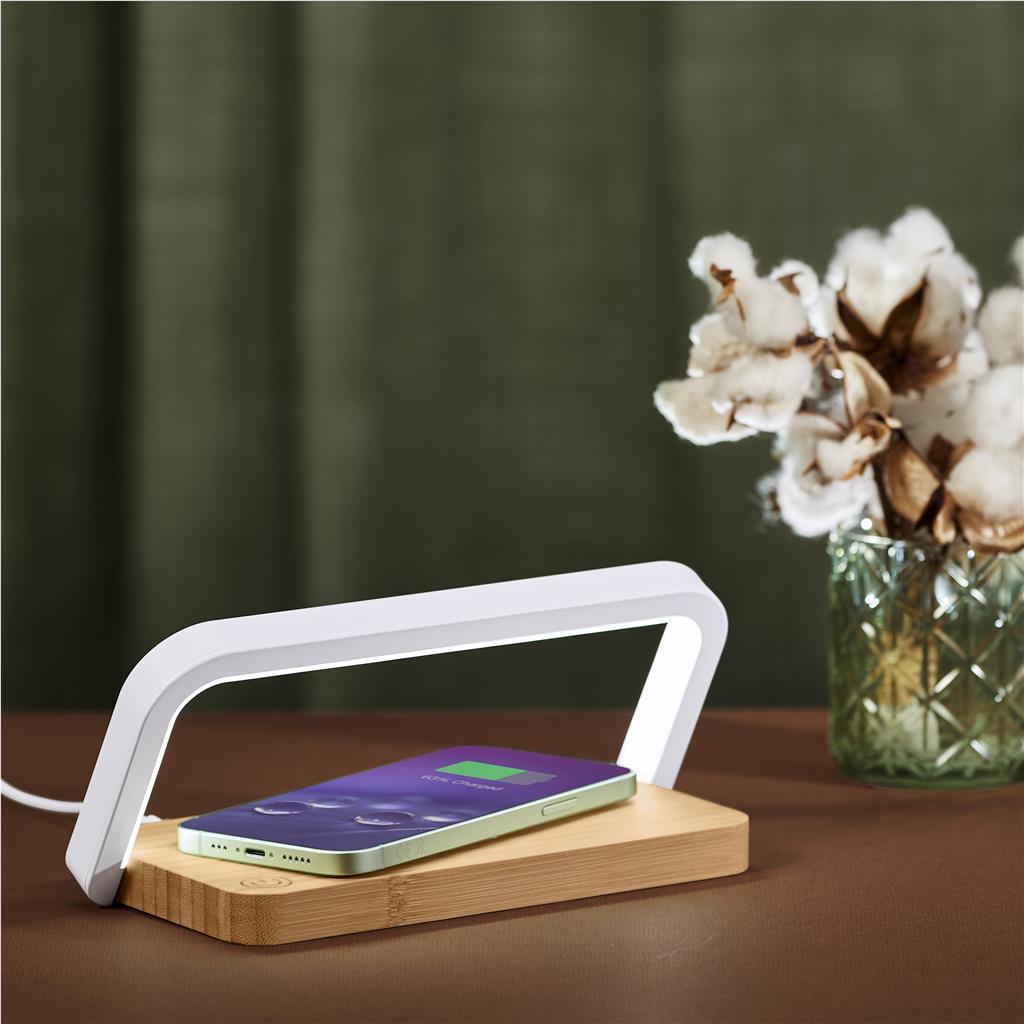 Okiyo Yoru Bamboo Wireless Charger & Night Light - Image 21