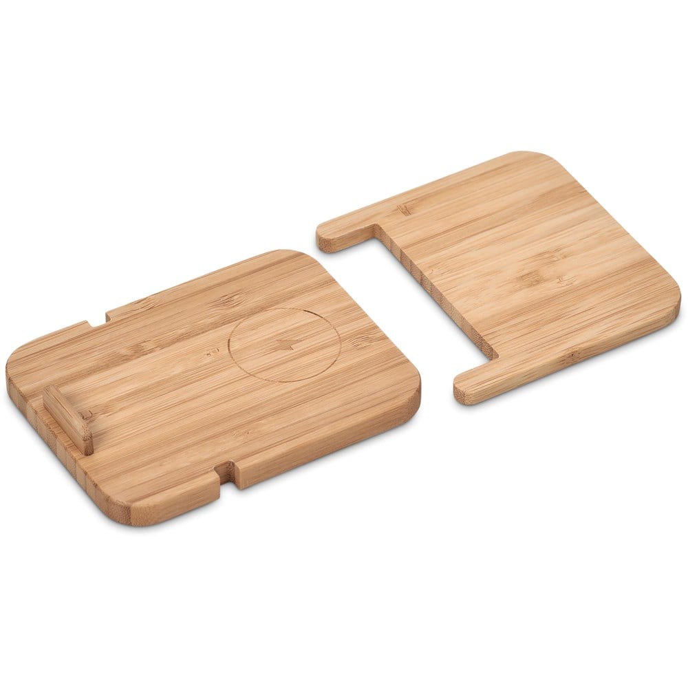 Okiyo Noryoku Bamboo Wireless Charging Phone Stand - Image 2