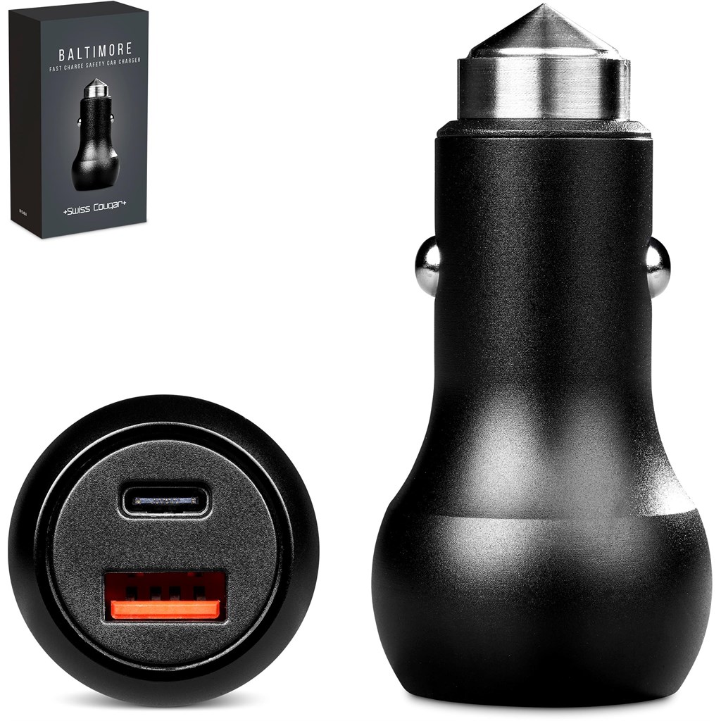 Swiss Cougar Baltimore 2 -in-1 Fast Car Charger & Tool - Image 2