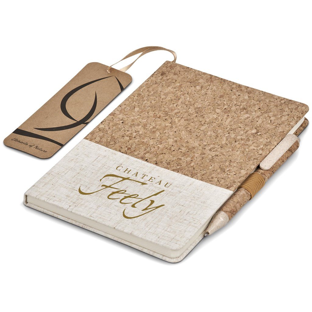 Okiyo Cardon Cork Notebook & Pen Set - Image 10