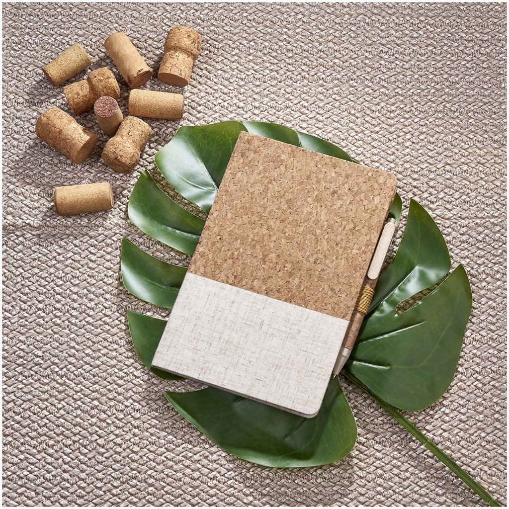 Okiyo Cardon Cork Notebook & Pen Set - Image 11