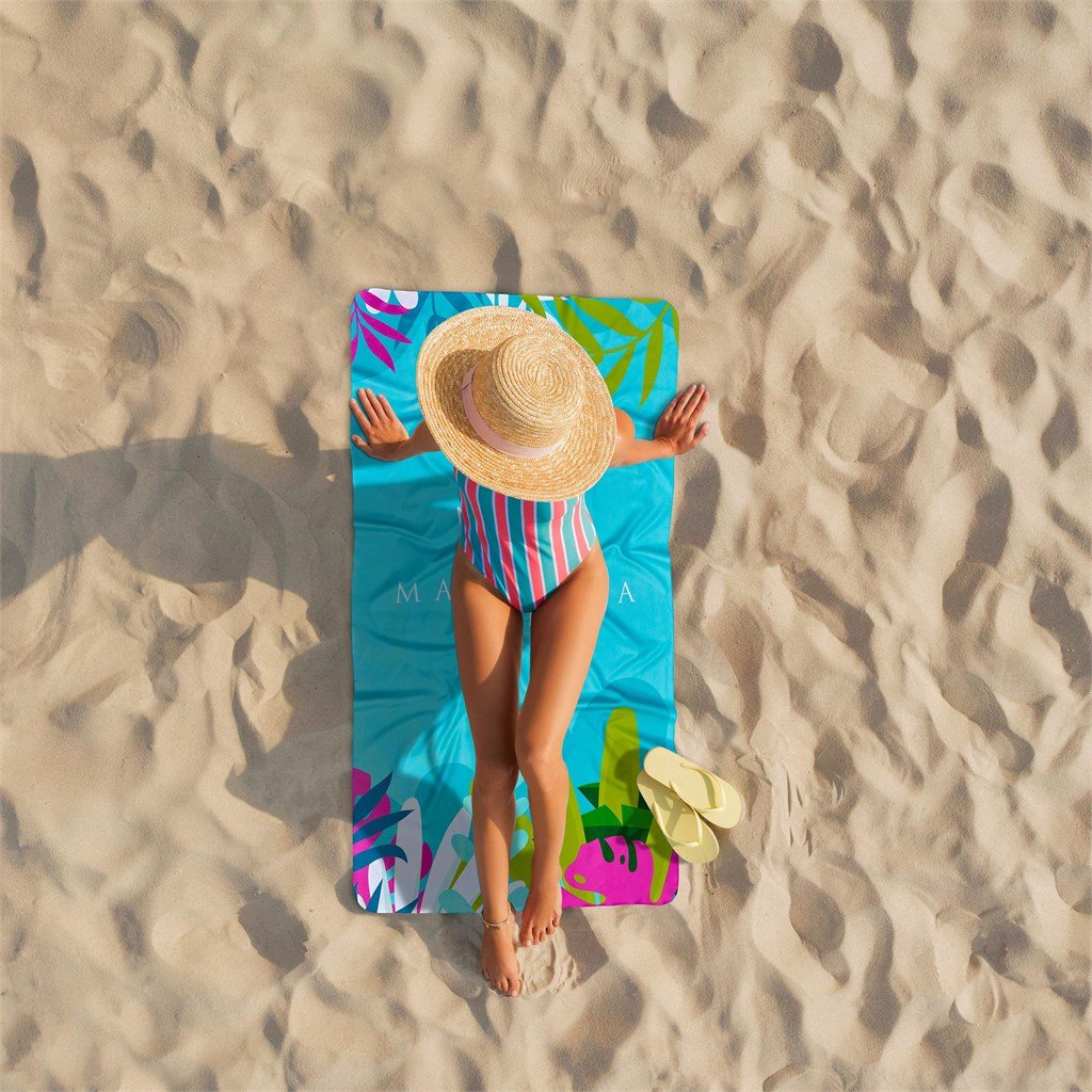 Hoppla Hula Beach Towel - Double-Sided Branding - Image 5