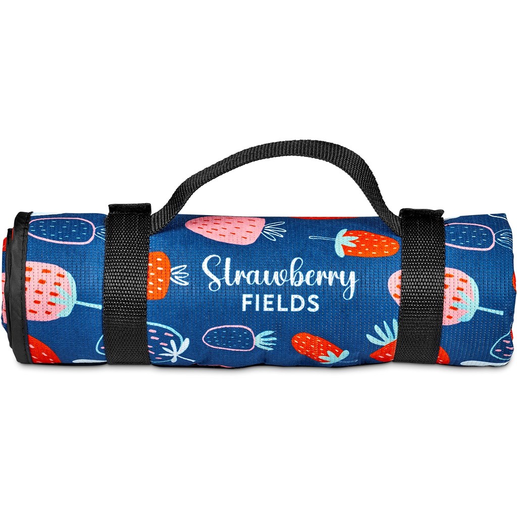 Pre-Printed Sample Hoppla Ivory Recycled PET Picnic Mat - Image 5