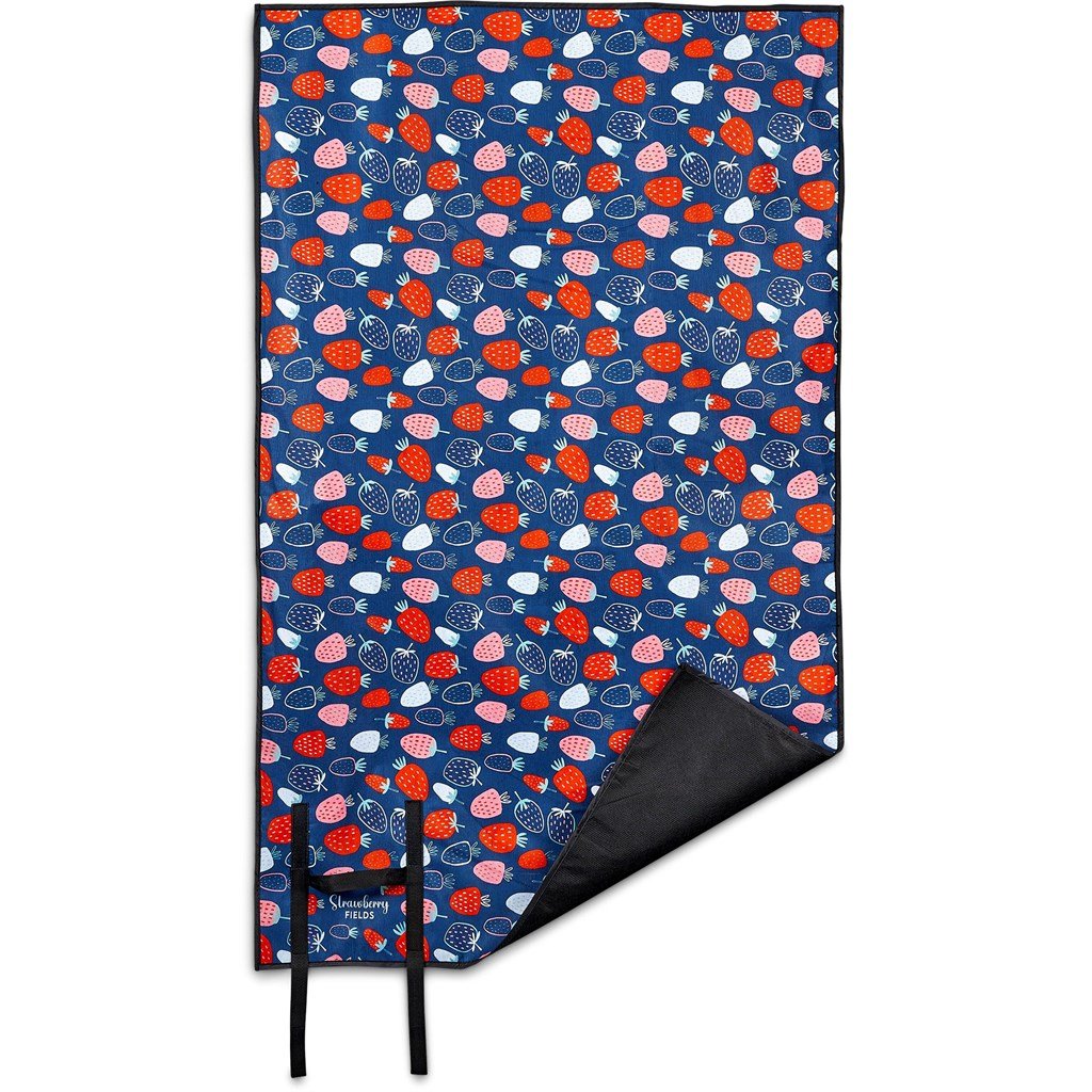 Pre-Printed Sample Hoppla Ivory Recycled PET Picnic Mat - Image 2
