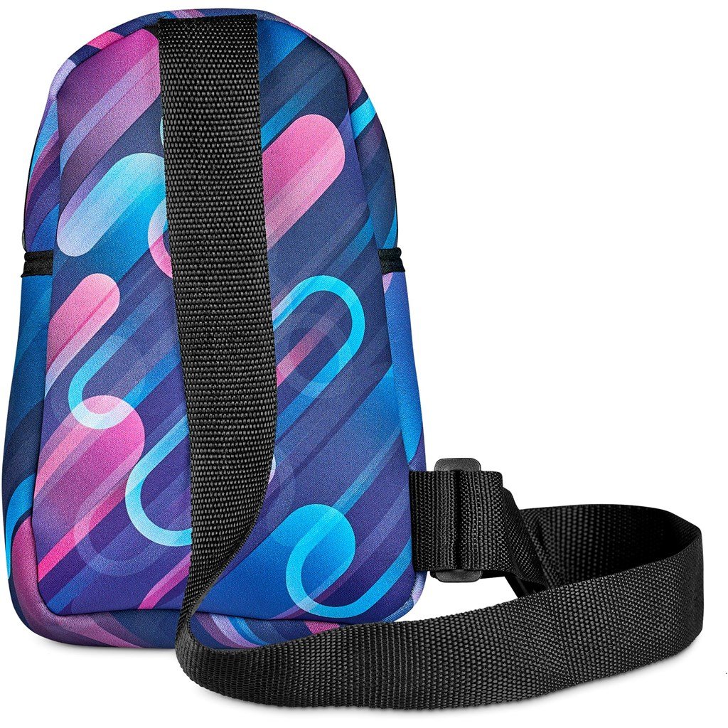 Pre-Printed Sample Hoppla Golden Mile Neoprene Cross Body Bag - Image 6