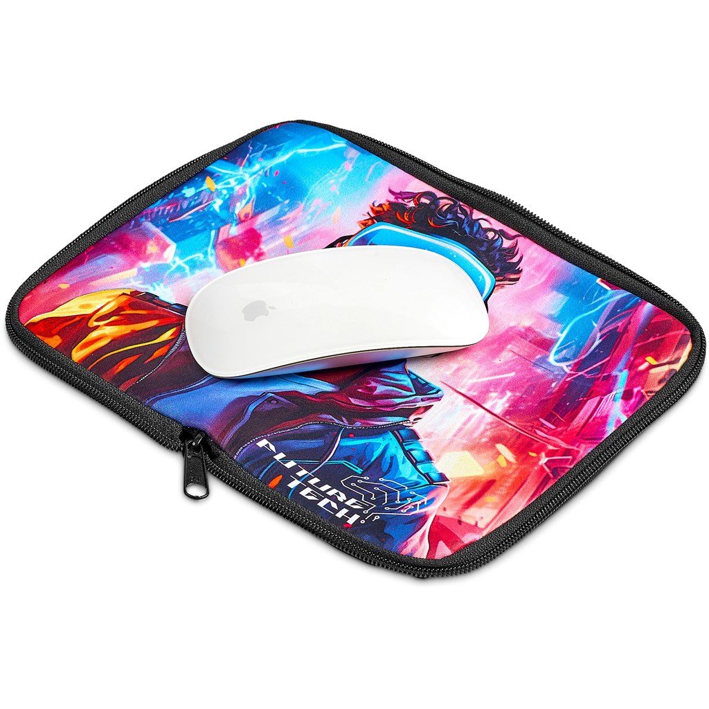Pre-Printed Sample Hoppla Dinky Neoprene Mouse Pad Pouch - Image 3