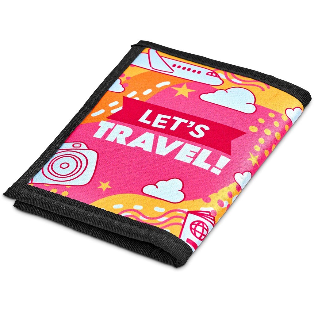 Pre-Printed Sample Hoppla Zambezi Neoprene Passport Cover - Image 6