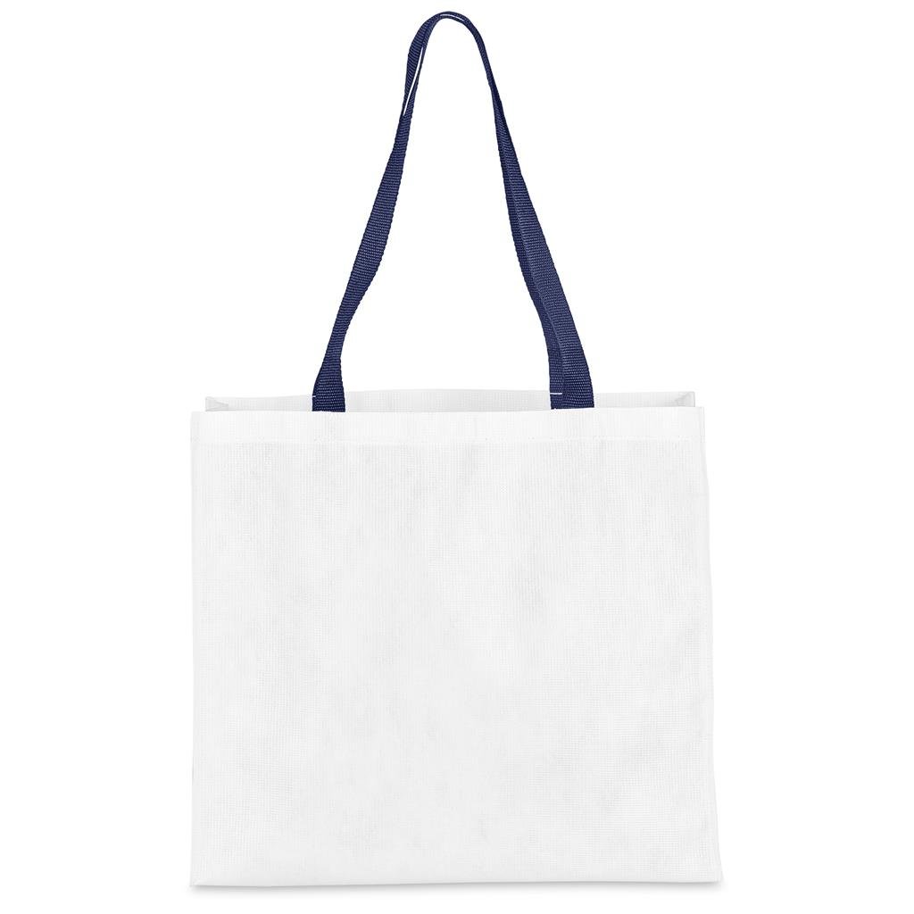 Pre-Printed Sample Hoppla Footloose RPET Stitch-Bond Shopper - Image 2