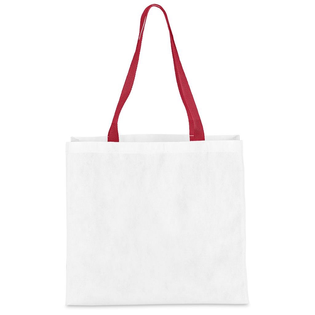 Pre-Printed Sample Hoppla Footloose RPET Stitch-Bond Shopper - Image 7