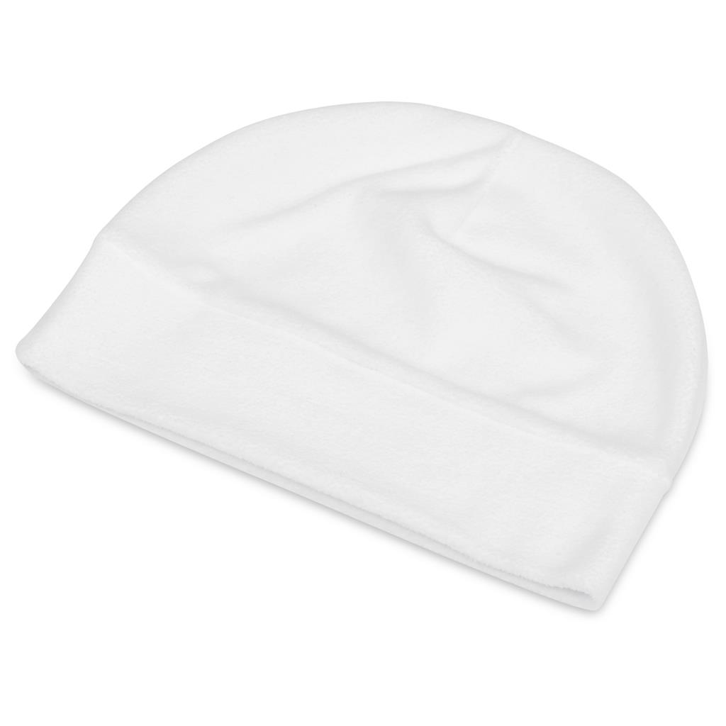 Pre-Printed Sample Hoppla Snowflake Polar Fleece Beanie - Image 4
