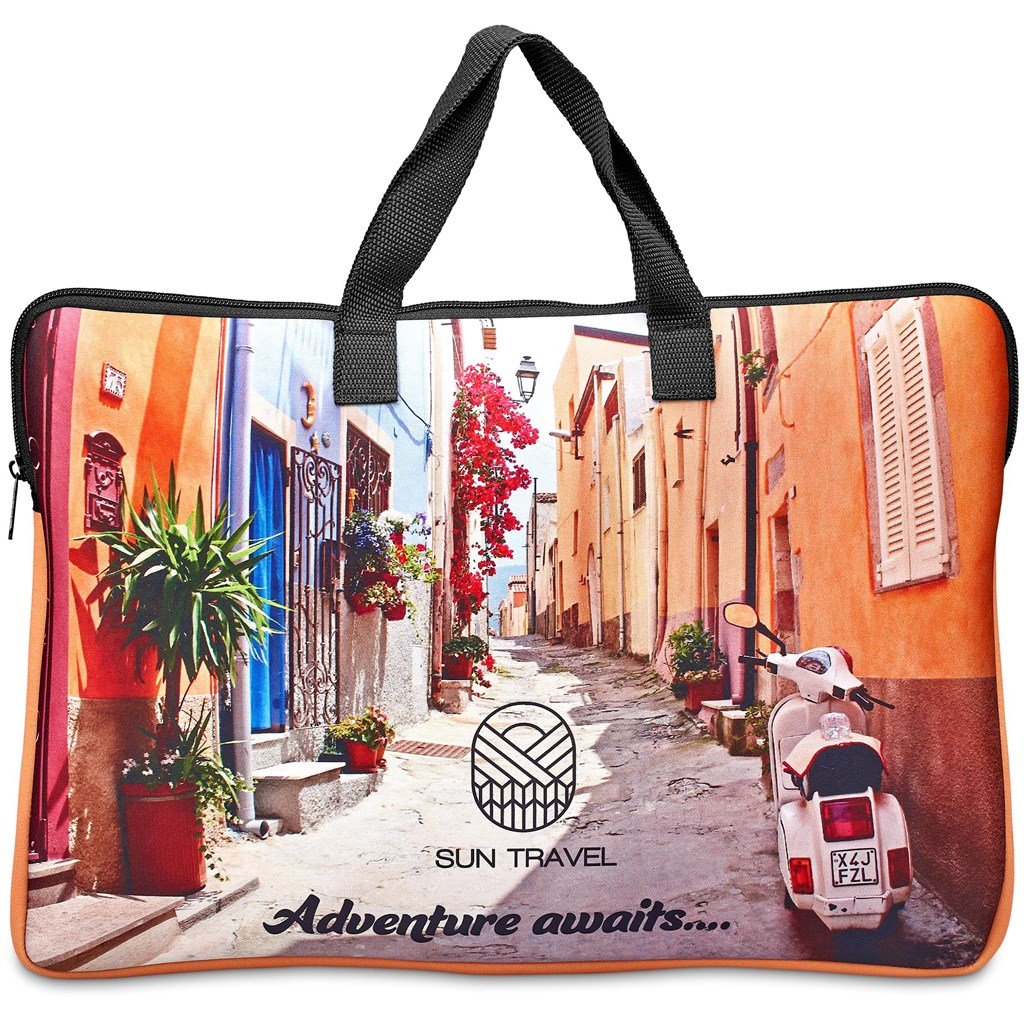 Pre-Printed Sample Hoppla Neoprene 15.6-inch Cloud Laptop Sleeve - Image 6