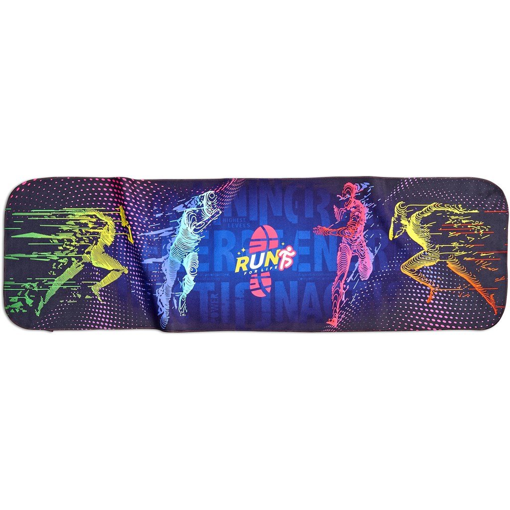 Pre-Printed Sample Hoppla Relay Sports Towel - Single Sided - Image 5