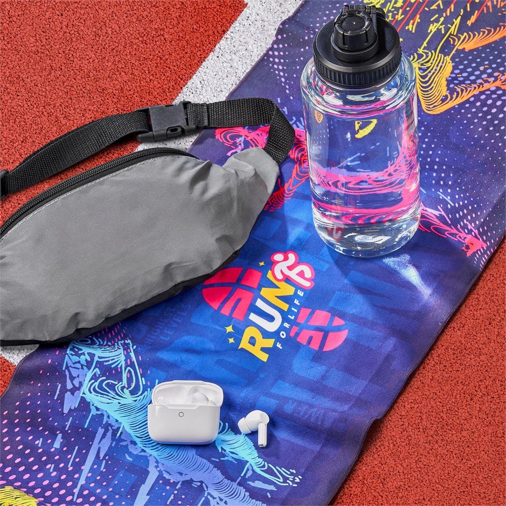 Pre-Printed Sample Hoppla Relay Sports Towel - Single Sided - Image 2