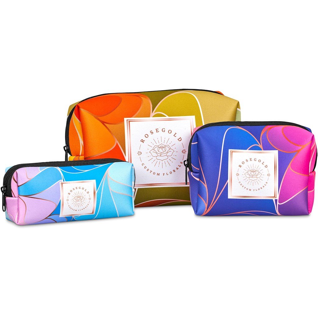 Pre-Printed Sample Hoppla Emma Neoprene Cosmetic Bag - Image 9