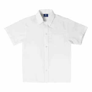 Unisex Short Sleeve School Shirt