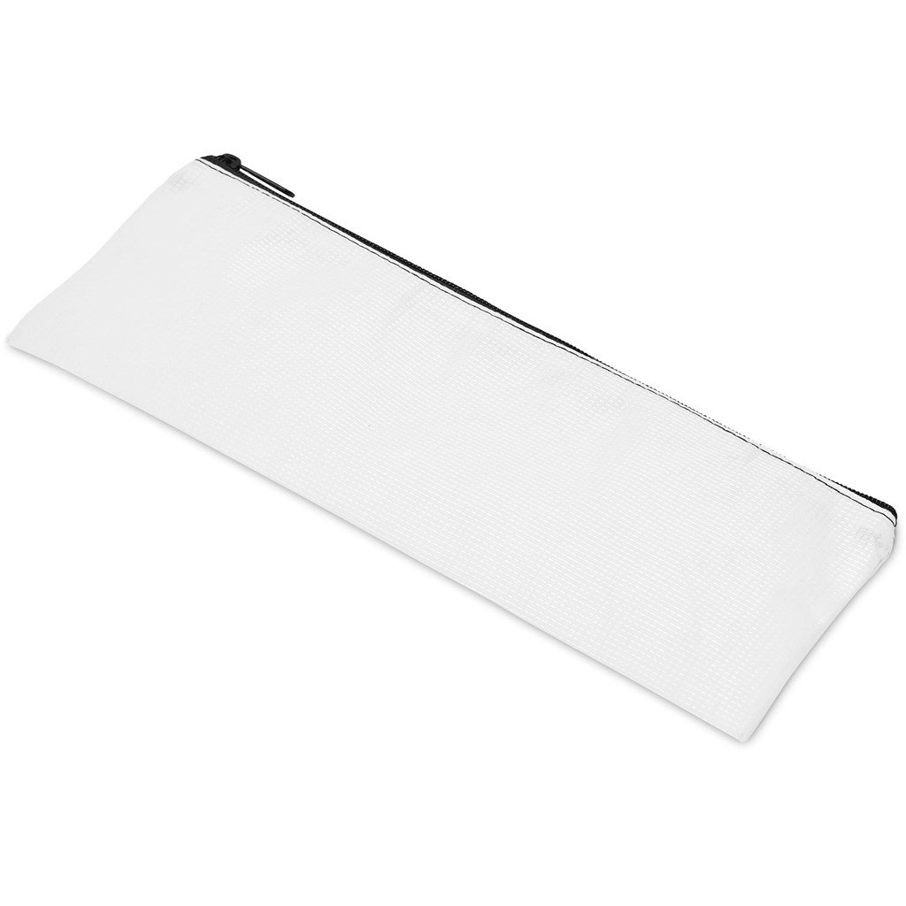 Pre-Production Sample Hoppla Parker Recycled PET Stitch-Bond Pencil Case - Image 9