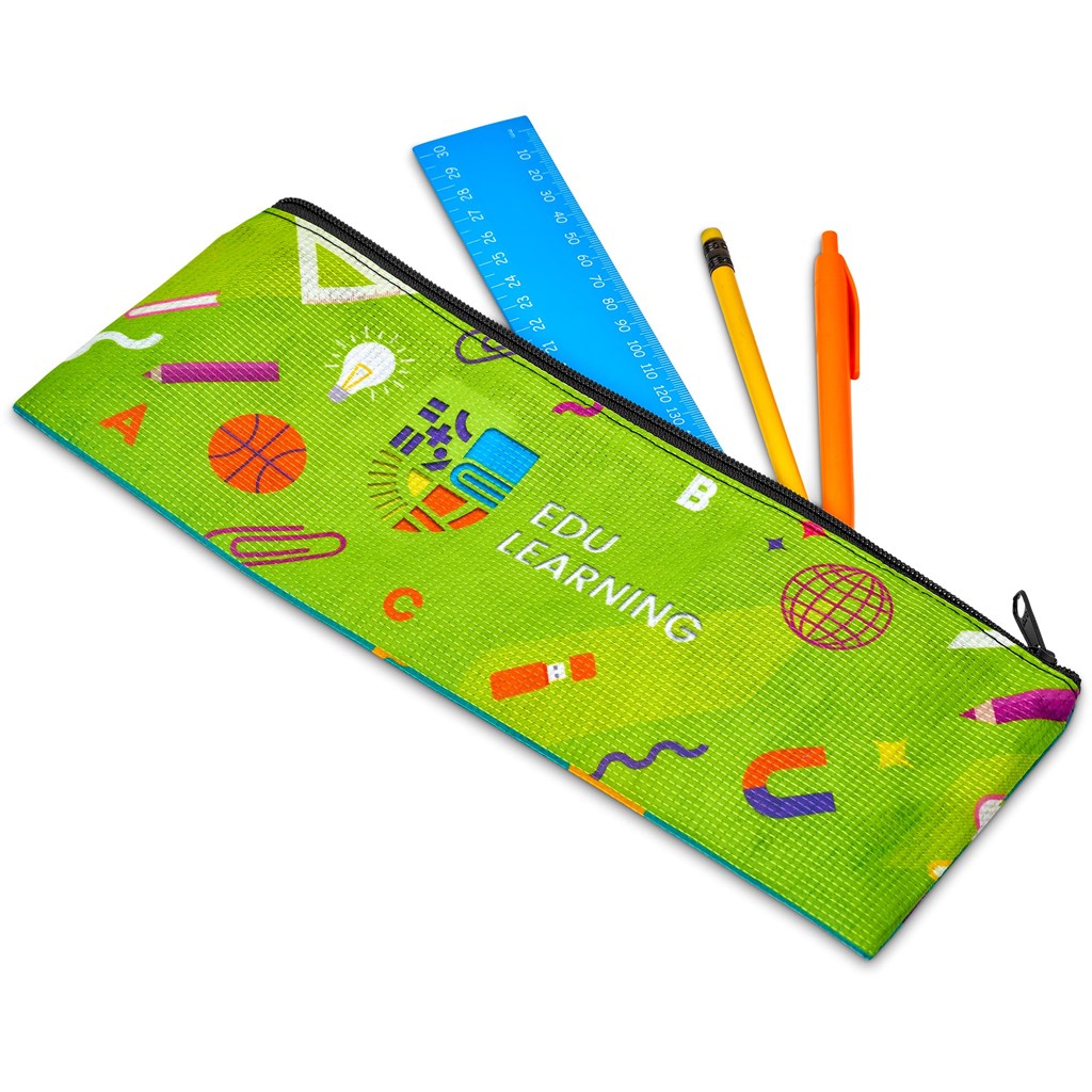 Pre-Production Sample Hoppla Parker Recycled PET Stitch-Bond Pencil Case - Image 2