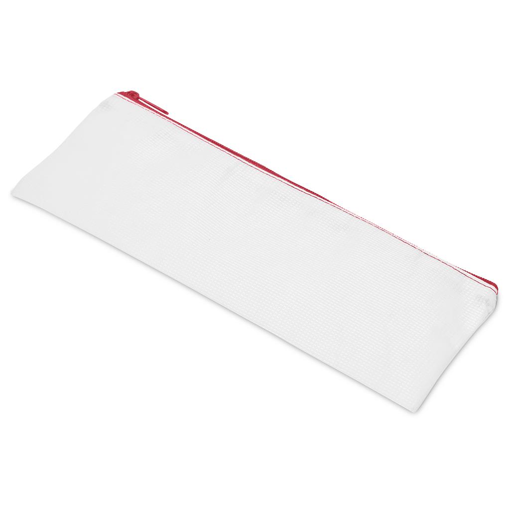 Pre-Production Sample Hoppla Parker Recycled PET Stitch-Bond Pencil Case - Image 5