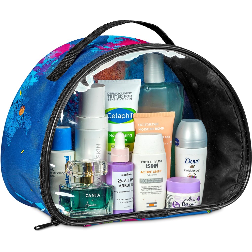 Pre-Production Sample Hoppla Aloe Toiletry Bag With PVC Front Window - Image 4
