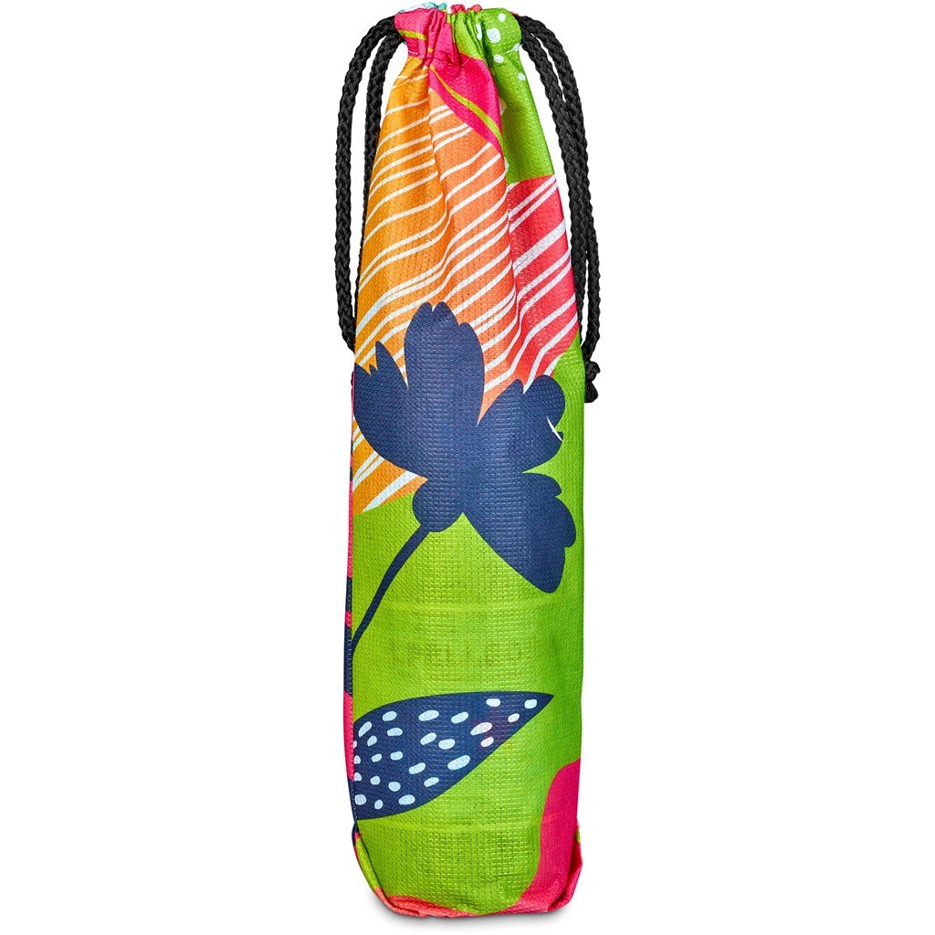 Pre-Production Sample Hoppla Tipsy RPET Wine Bottle Drawstring Bag - Image 7
