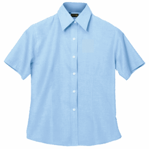 Chambray Blouse Short Sleeve Ladies