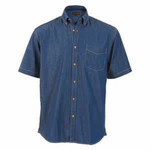 Denver Denim Shirt Short Sleeve Mens