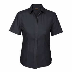 Basic Poly Cotton Blouse Short Sleeve Ladies