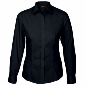 Basic Poly Cotton Blouse Long Sleeve Ladies