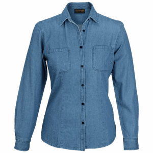 Denim Blouse Long Sleeve Ladies