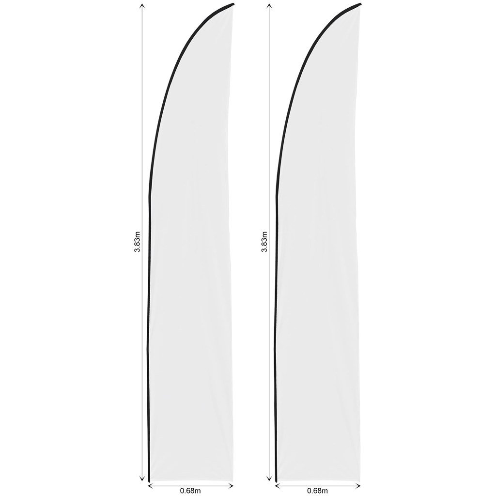 Legend 3m Sublimated Arcfin Flying Banner Skin - Set Of 2 (Excludes Hardware) - Image 2
