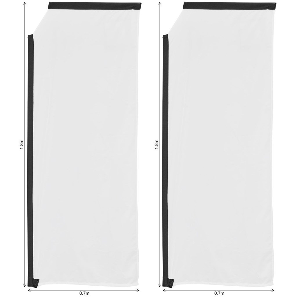 Legend 2m Sublimated Telescopic Flying Banner Skin - Set Of 2 (Excludes Hardware) - Image 2