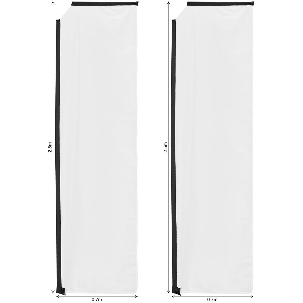 Legend 3m Sublimated Telescopic Flying Banner Skin - Set Of 2 (Excludes Hardware) - Image 2