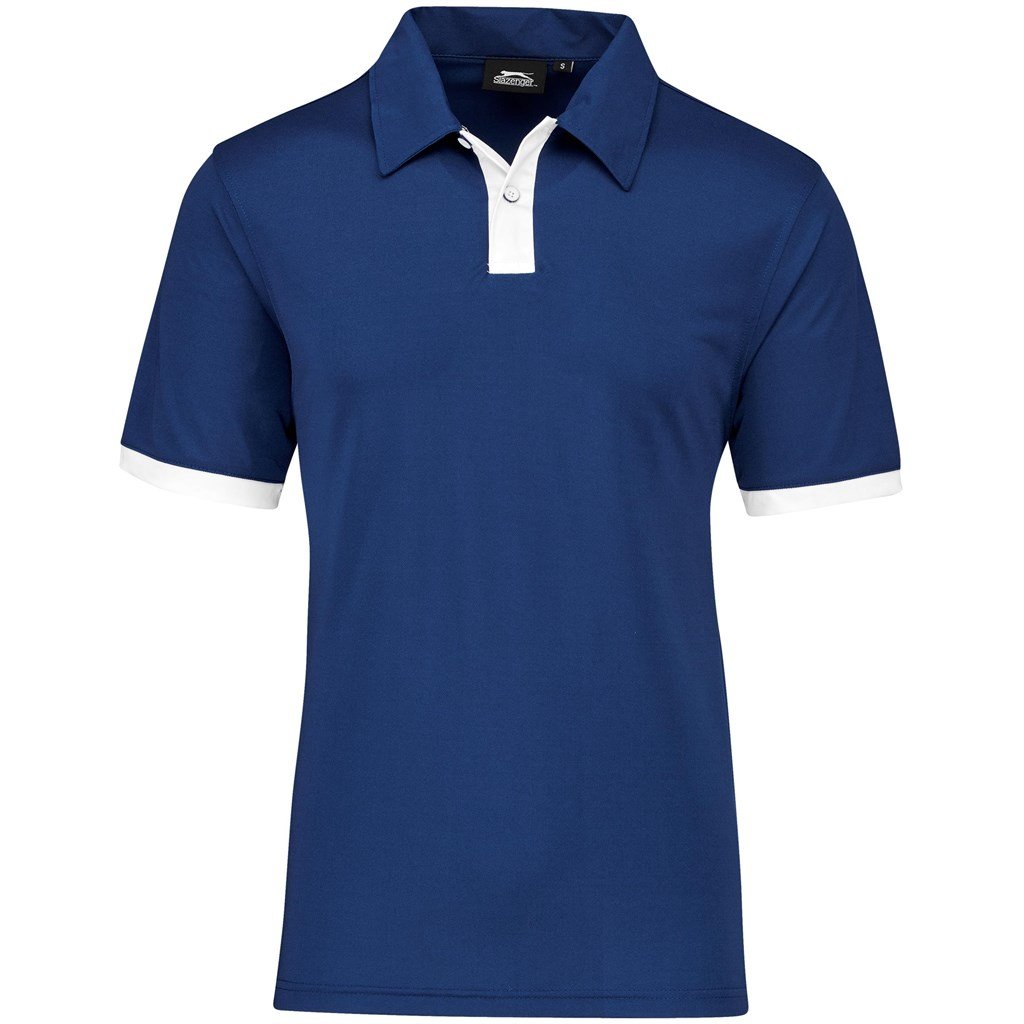 Mens Contest Golf Shirt - Navy - Image 4