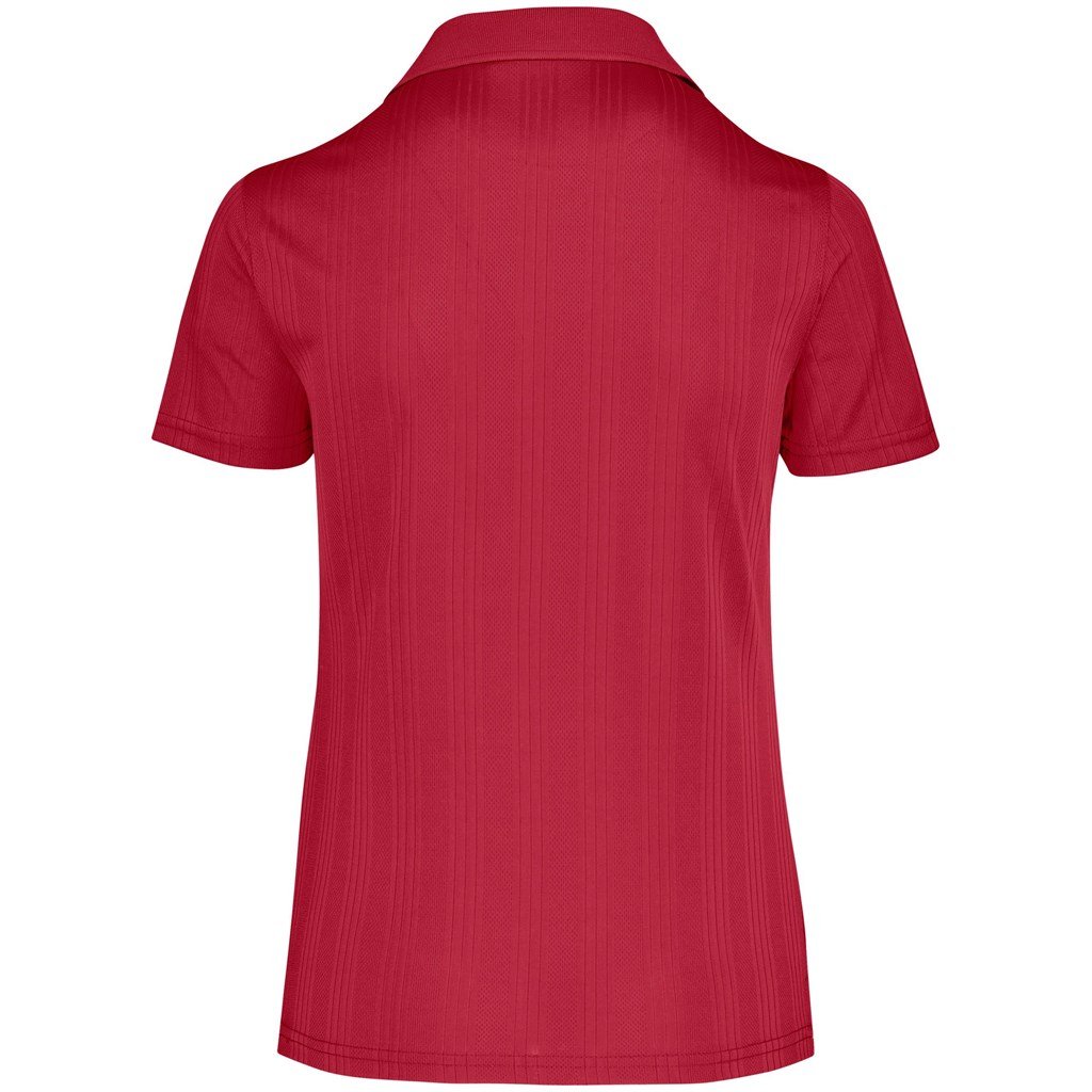 Ladies Florida Golf Shirt - Red - Image 2