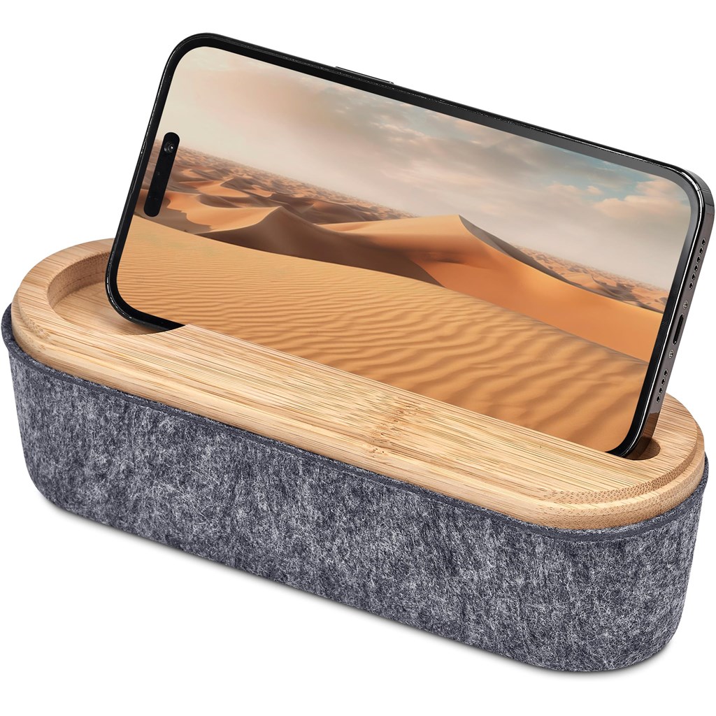 Okiyo Byoga Recycled PET Felt & Bamboo Stationery Case - Image 22