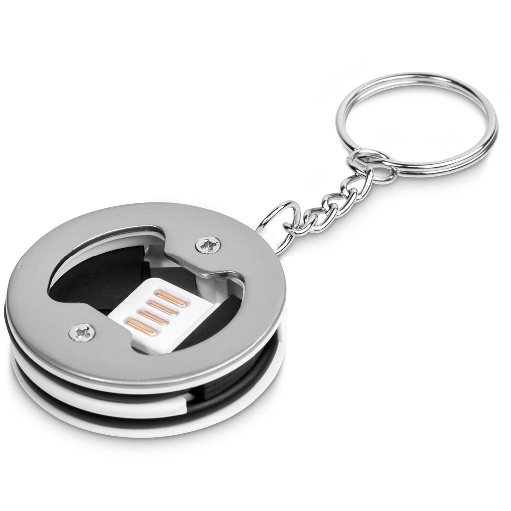 Altitude Oco Bottle Opener Keyholder with Charging Cable - Image 5