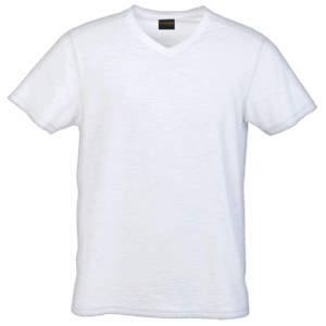 Slub V Neck T-Shirt Mens