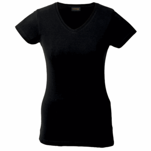 170g Slim Fit V-Neck T-Shirt Ladies