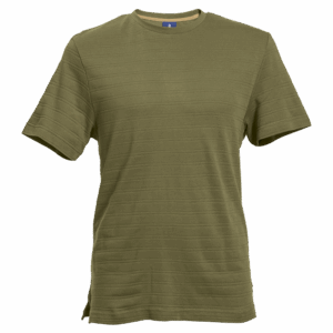 170g Pique Knit Jacquard Stripe T-Shirt
