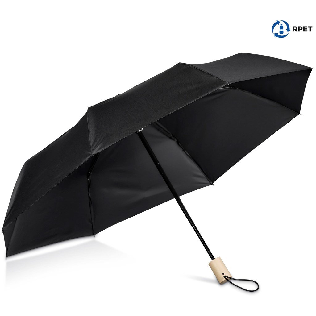 Okiyo Ameno Recycled PET Auto-Open Compact Umbrella - Image 3