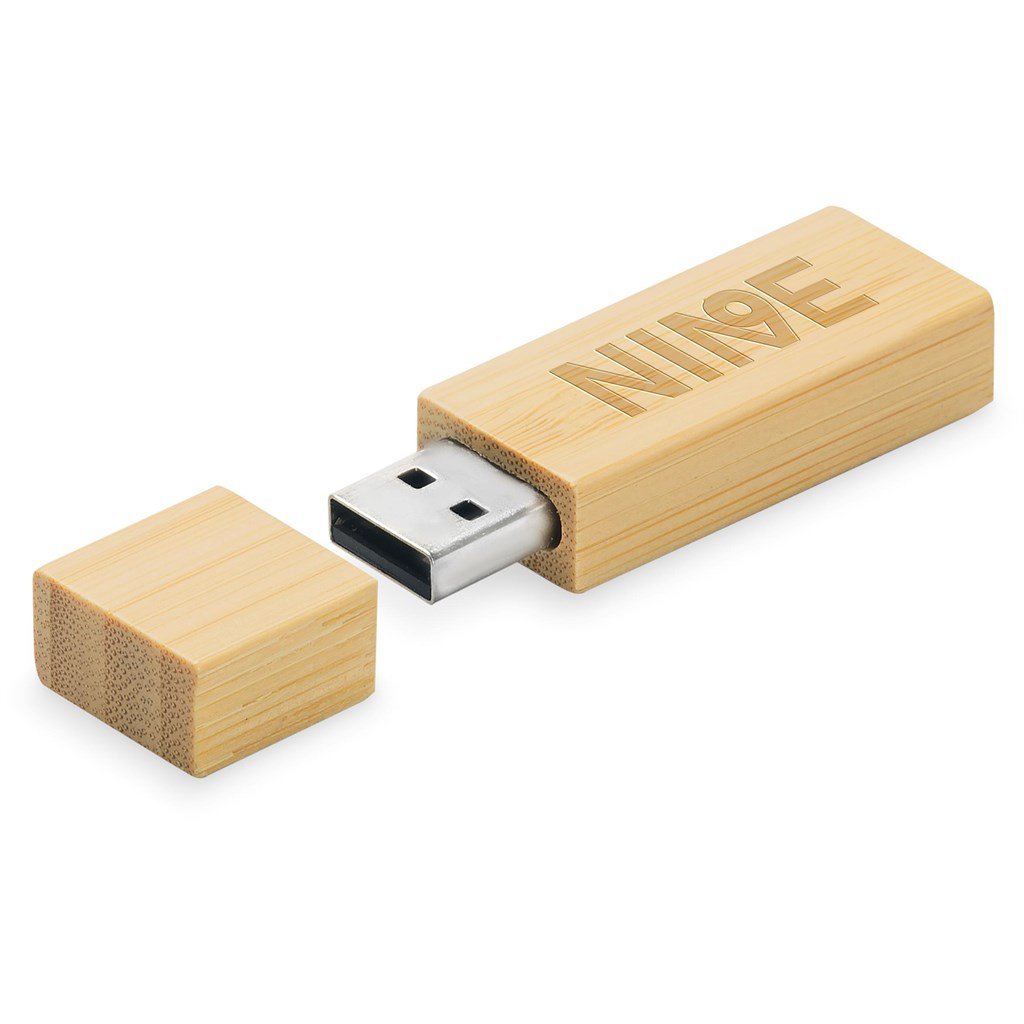 Okiyo Komorebi Bamboo Flash Drive - 16GB - Image 10
