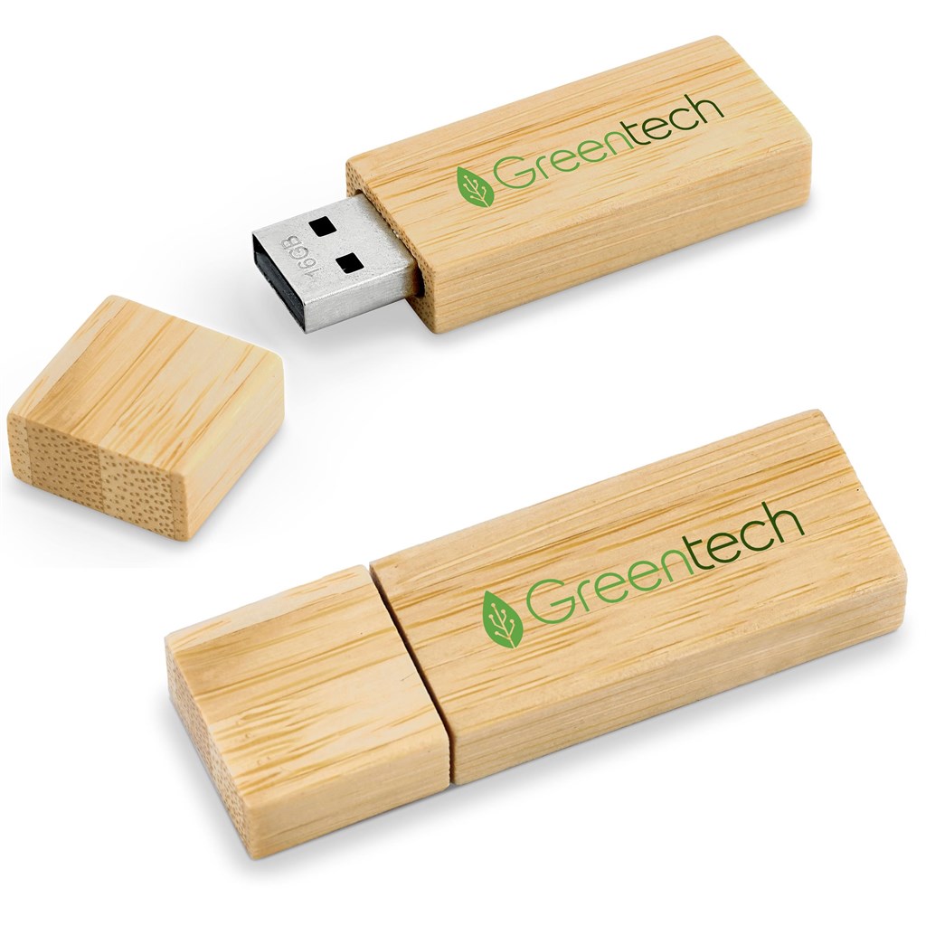 Okiyo Komorebi Bamboo Flash Drive - 16GB - Image 9