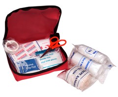 First Aid Kit - Small - Red